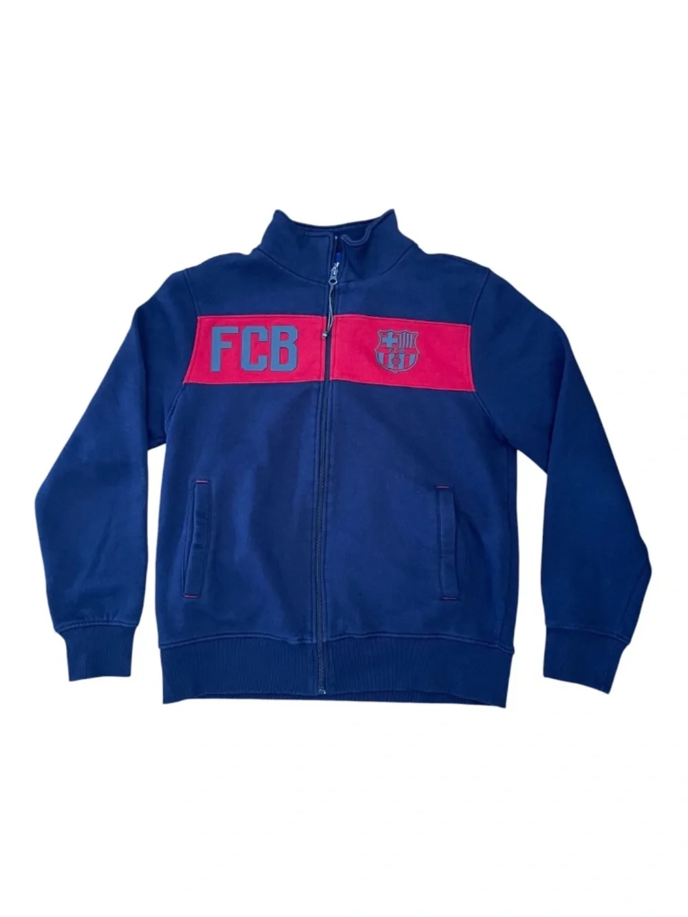 FCB Barcelona Soccer  Zip-Up Jacket